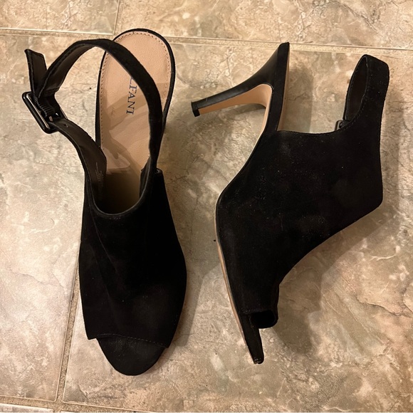 Alfani Emerrie Suede Black Heels - Picture 4 of 13